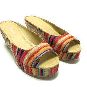 CL Date Night Womens Platform Wedge Size 11